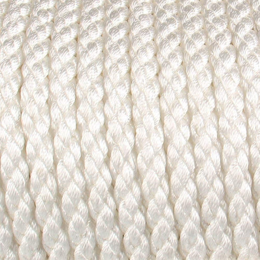 Cordage d’amarrage en nylon à double tressage, 91 mètres, 12 mm, pour amarrer et sécuriser – aussière – cordage d’amarrage