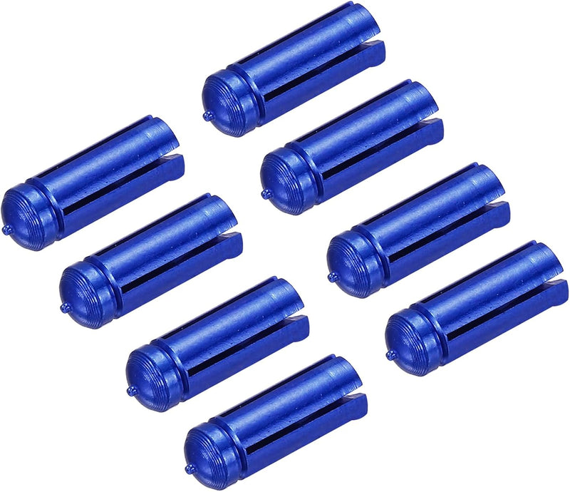 Load image into Gallery viewer, Dart flight protectors 8 stuks van aluminium blauw – 90 graden flight savers – dart accessoires
