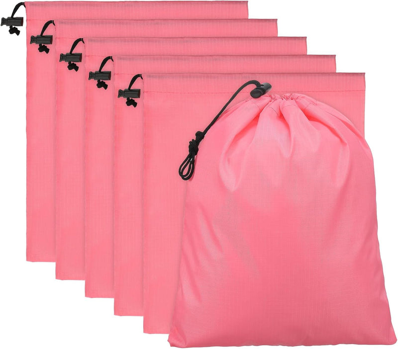 Laad afbeelding in Galerijviewer, Opbergzakken met trekkoord 35 x 40 cm 6 stuks – waterbestendige reiszakken
