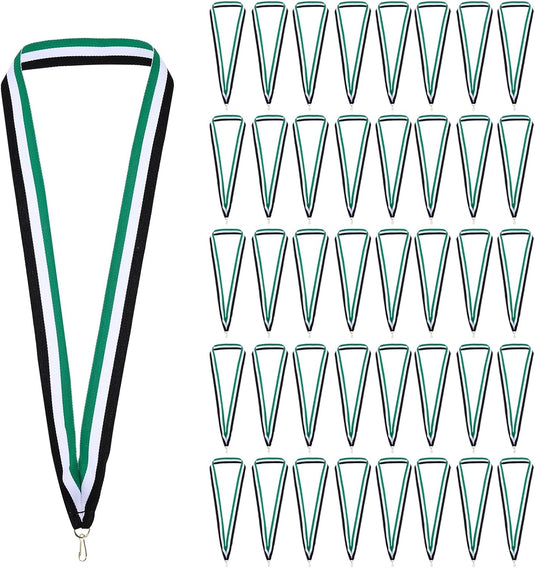 Medaille neklinten 100 stuks 43 x 2,2 cm met klikclips – award linten – sport accessoires