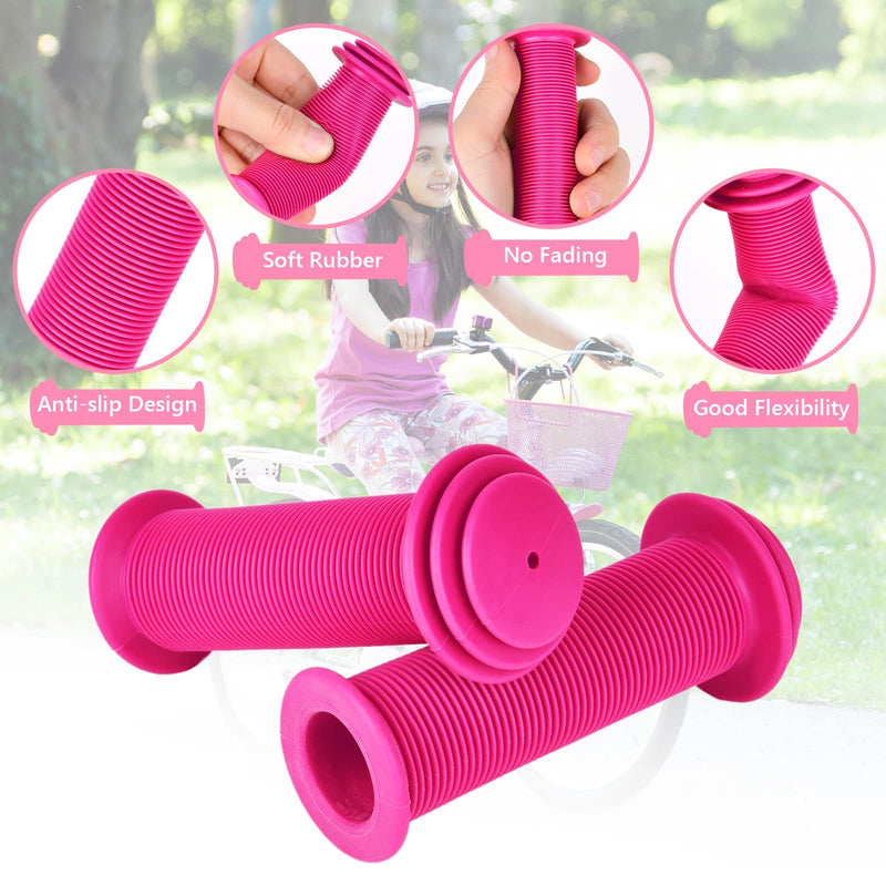 Laad afbeelding in Galerijviewer, URAQT Fietshandgrepen, 1 paar Kinderfietshandgrepen, Antislip Kinderfietsgrepen 22 mm Stuurgrepen stootbescherming, Rubberen Handvatten voor Scooters Driewielers Kinderloopfiets Kinderfiets
