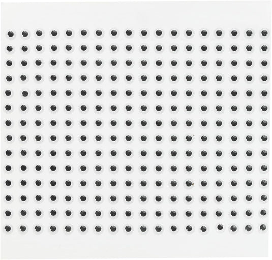Glow in the dark 3D visoog stickers 3 mm (300 stuks) - Lichtgevende kunstaas ogen - Vliegbinden & visgerei accessoires