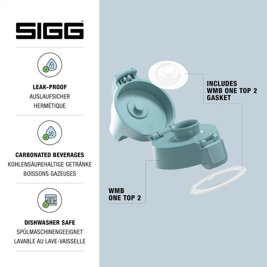 Vervangende drinkfles dop met lekvrije sluiting en siliconen afdichting – flesdop – drinkfles accessoire