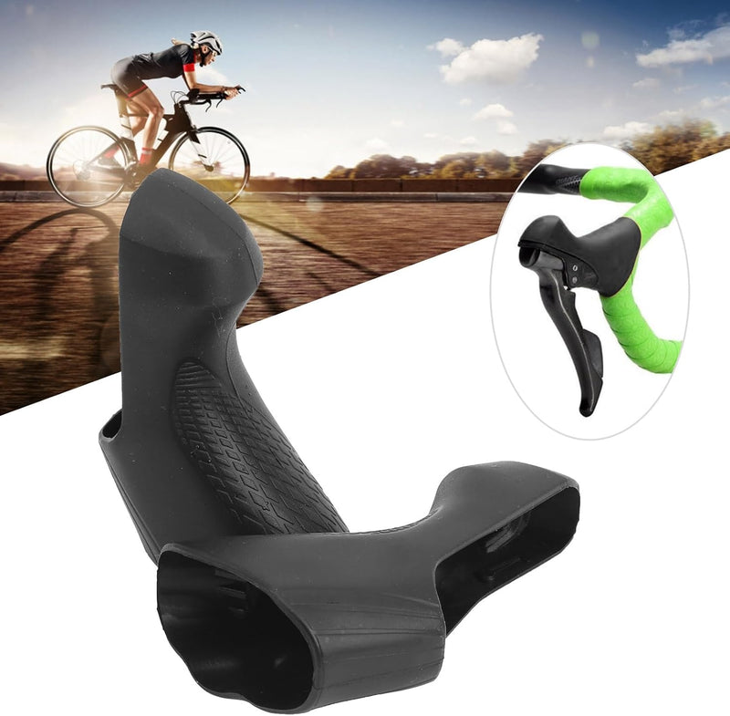 Laad afbeelding in Galerijviewer, Siliconen remgreephoezen 2 stuks voor Shimano ST-R7000 en ST-R8000 racefietsen – remhendelhoezen – fietsgrips
