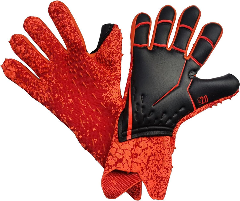 Load image into Gallery viewer, Voetbal Goalkeeper Handschoenen voor jongens, kinderen, volwassenen, voetbalkeeperset, premium keepershandschoenen, super grip en bescherming, maat 6/7/8/9/10
