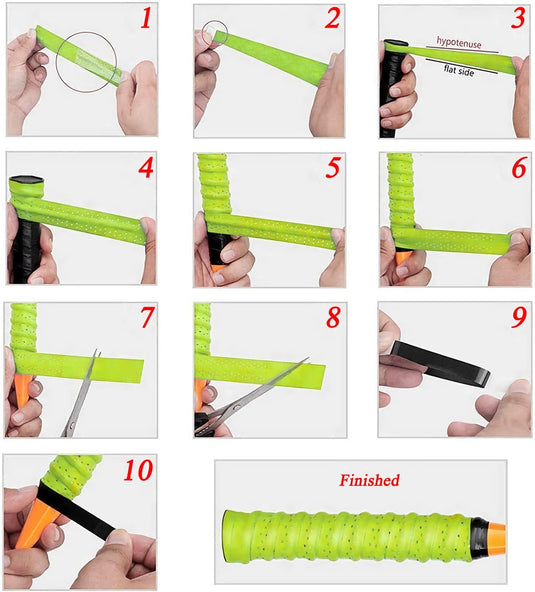 Gripband set 4 stuks voor rackets