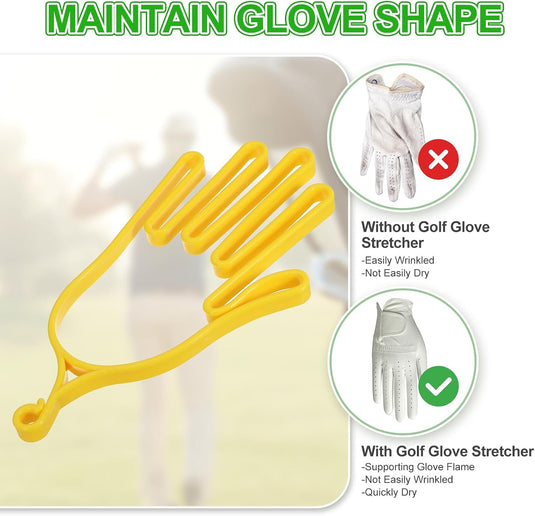 Golfhandschoen houder met ophanghaak – handschoenspanner en droger – golf accessoires
