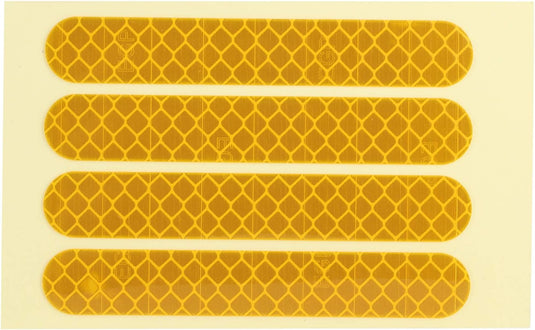 Reflektierende Radaufkleber, 4 Stück, 83 x 13 mm, für den Elektroroller Ninebot G30 – Rollerreflektoren – Raddekoration