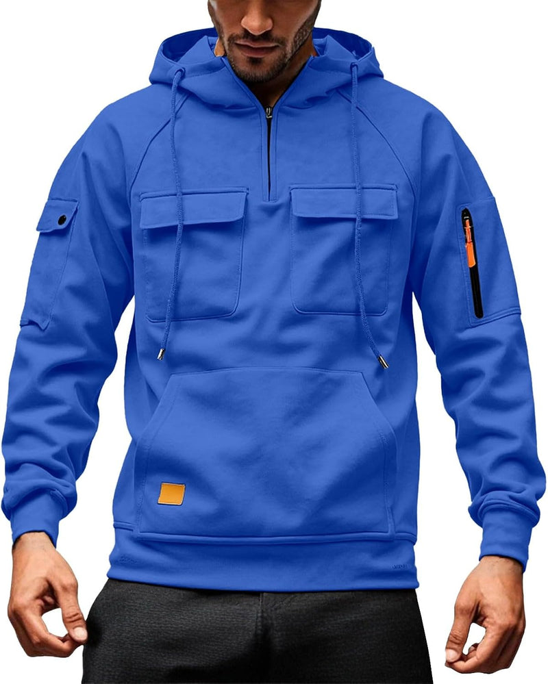 Chargez l'image dans la visionneuse de la galerie, Heren hoodie met capuchon en kangoeroezak voor de winter – sweater – capuchontrui
