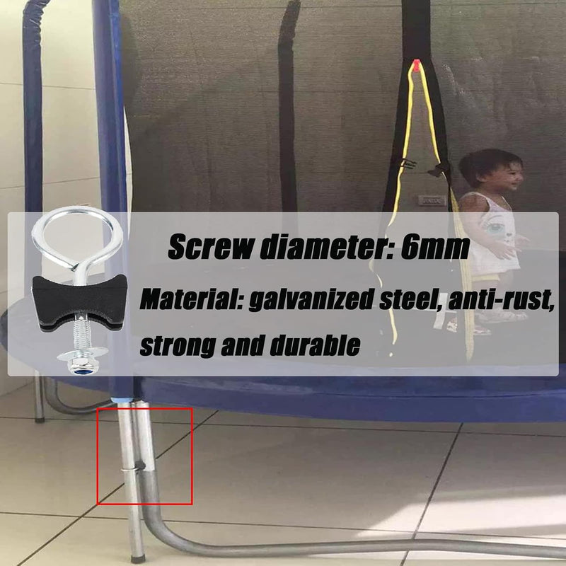 Load image into Gallery viewer, Trampoline schroeven 10 stuks met kunststof bevestiging – bevestigingsbouten – trampoline accessoires
