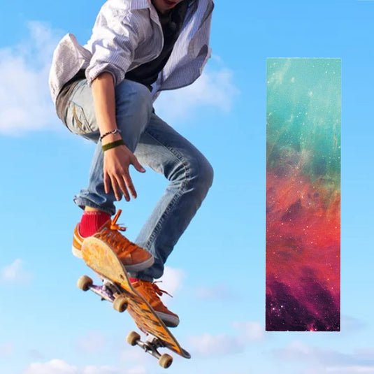 Skateboard griptape 84 x 23 cm waterdicht en luchtbelvrij – antislip longboard grip tape