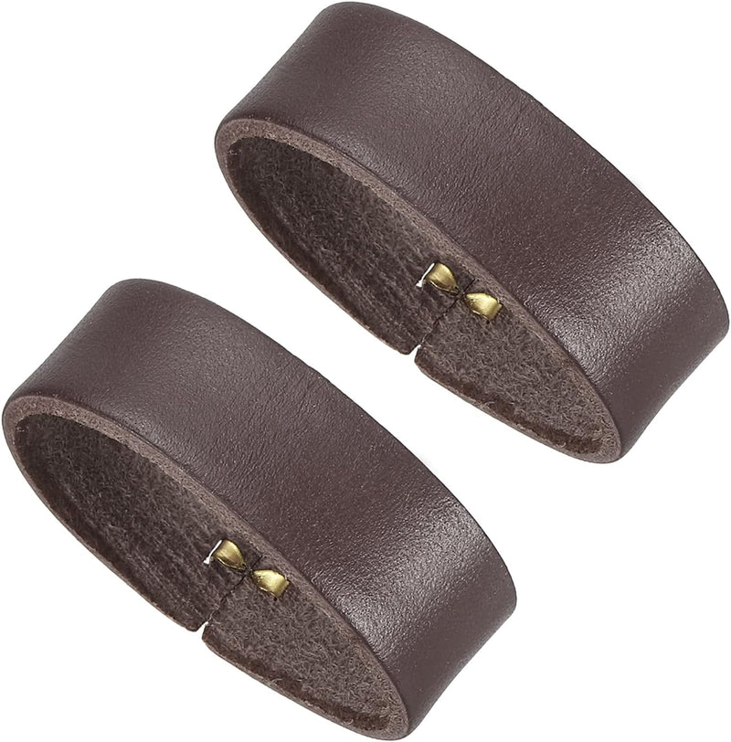 Laad afbeelding in Galerijviewer, Leren riemlussen 2 stuks voor riemen 38-40 mm – riemhouders – vervangende keeper loops
