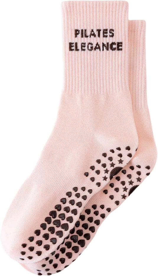 Pilates antislip sokken dames maat 36-40 met gripnoppen – yoga sokken – fitness sokken