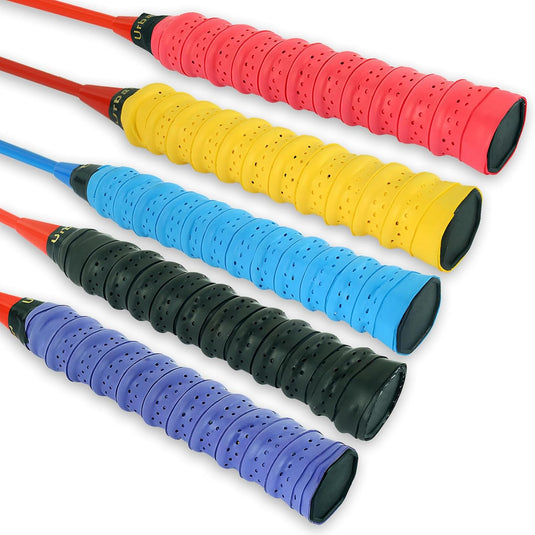 Tennis gripband set 5 stuks zwart