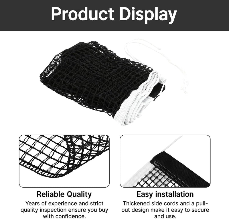 Charger l’image dans la visionneuse de galerie, Filet de remplacement pour tennis de table 180 x 14 cm en nylon résistant à l’usure, pour l’intérieur et l’extérieur – filet de ping-pong – accessoires de tennis de table
