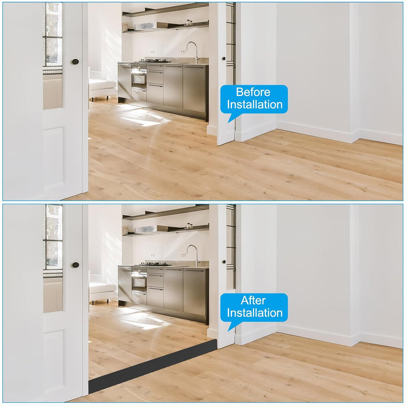 Laden Sie das Bild in Galerie -Viewer, Zelfklevende vloer overgangsstrip 7,6 cm x 1 m - Vinyl laminaat afdekstrip &amp; naadprofiel - Vloerovergangsstrip drempelprofiel
