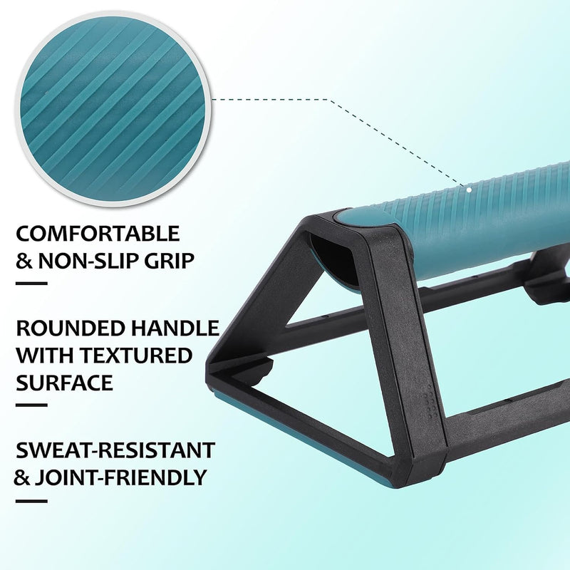 Laden Sie das Bild in Galerie -Viewer, Push-up bars 2 stuks H-vorm met ergonomische antislip handgrepen – opdruksteunen – calisthenics
