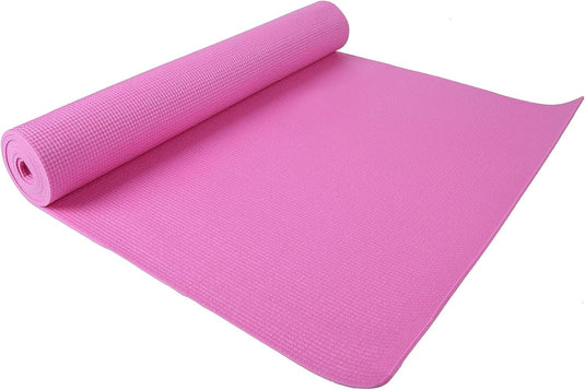 Yogamat schuim antislip 6 mm groen met draagriem