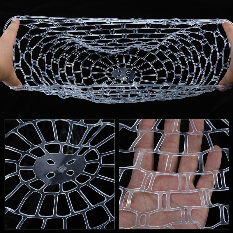 Chargez l'image dans la visionneuse de la galerie, Rubber vervangnet voor schepnet 120 cm omtrek en 28 cm diep – landingsnet – vliegvisaccessoires
