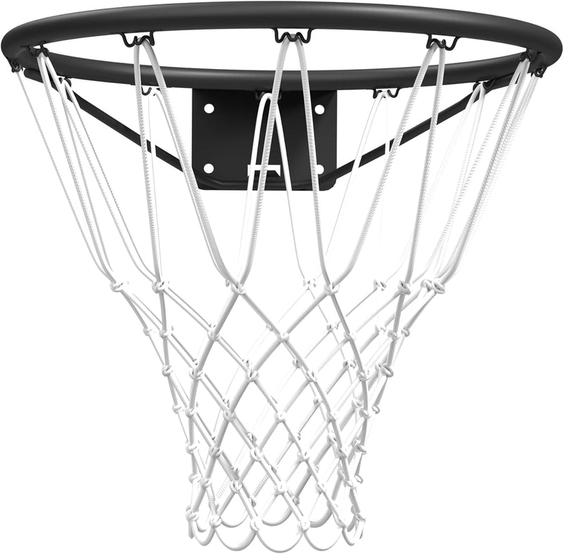 Laad afbeelding in Galerijviewer, Bee-Ball Basketball Rim - 18 Inch - Basketball Replacement Rim Net for Outdoor and Indoor Basketball Hoop - Adjustable-Height and Fixed Basketball Hoop for All
