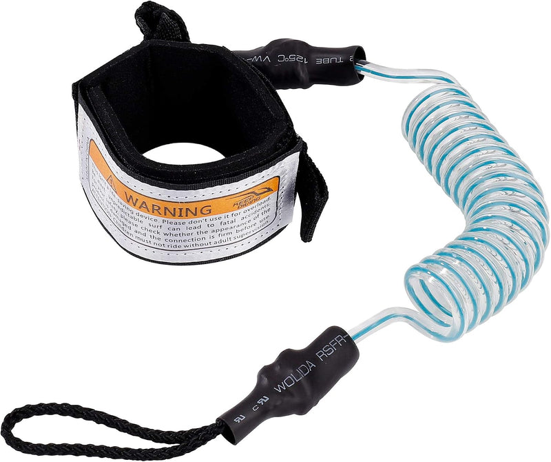 Charger l’image dans la visionneuse de galerie, Leash de surf de 1,5 mètre avec boucle réglable à scratch pour bodyboard et paddleboard – cordon de surf – sécurité pour planche
