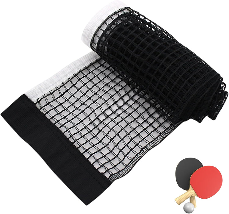 Load image in Gallery Viewer, Table tennis net 180 x 15 cm made of durable PE plastic for indoor and outdoor use – ping-pong net – table tennis equipment
