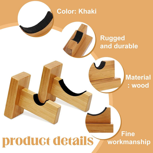 2 pieces baseball bat holder, horizontally displayed, handmade solid wood baseball bat holder with felt lining and racket wall mount