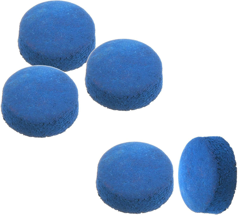 Laden Sie das Bild in Galerie -Viewer, Biljart keu tips 5 stuks 12 mm van kunstleer blauw – vervangende pomeransen – biljart accessoires
