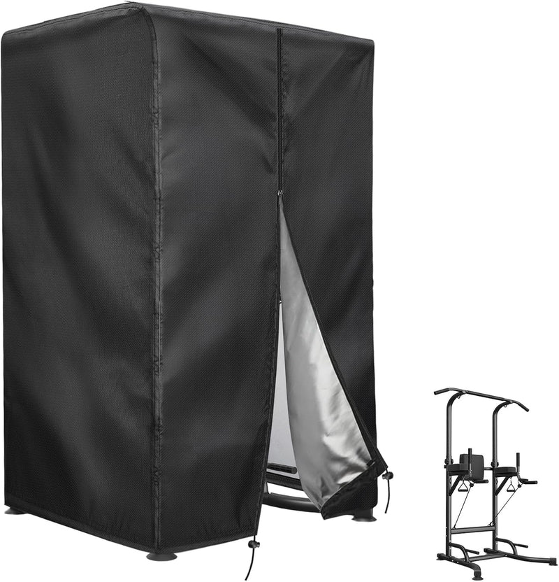 Load image into Gallery viewer, Beschermhoes voor power rack 102 x 107 x 163 cm van 420D Oxford – fitness hoes – waterdichte afdekhoes

