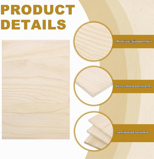 Karate breekplanken 10 stuks 30 x 20,5 cm van hout – taekwondo breaking boards – vechtsport training en demonstraties