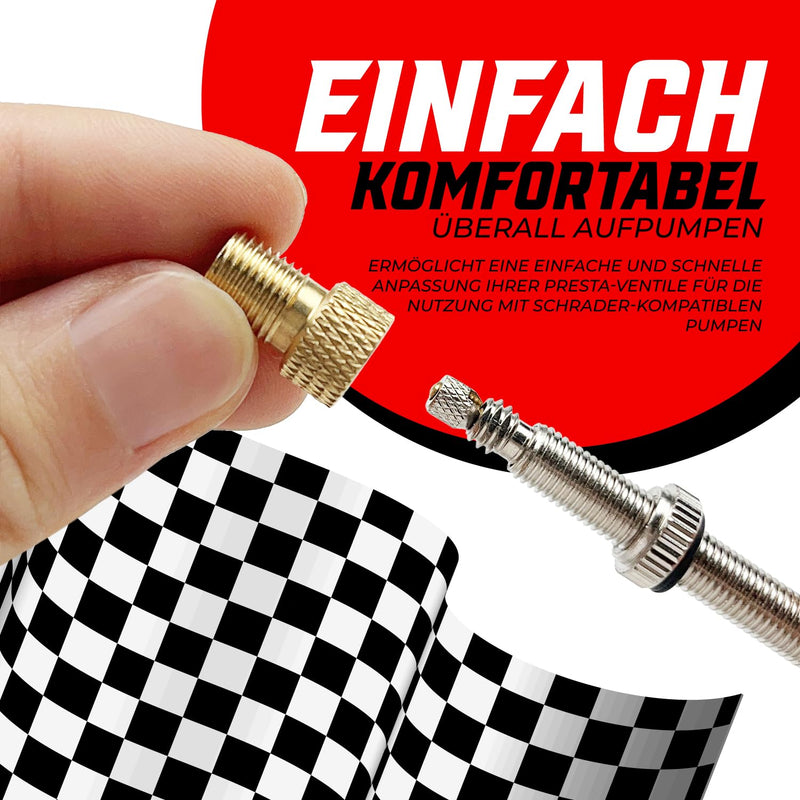 Laden Sie das Bild in Galerie -Viewer, Fietsventiel adapter set 15-delig voor Presta Dunlop en Schrader – ventieladapter – fietsaccessoires
