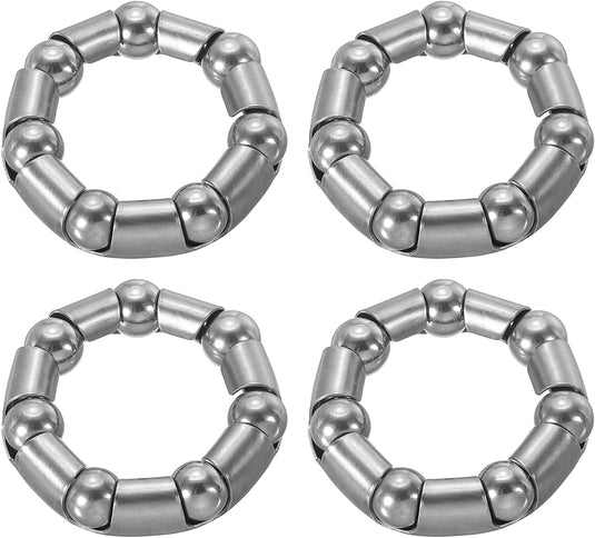 Fiets cranklagers 4 stuks 3/8 inch met 7 kogels van roestvrij staal – kogellagers – fietsonderdelen