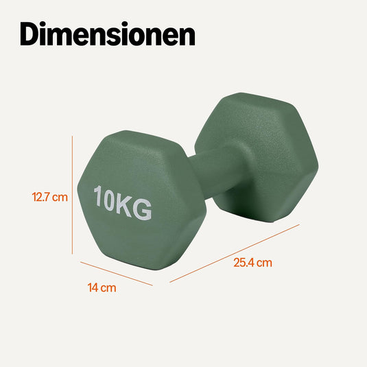 Neopreen dumbbells met antislip grip – halters – fitness gewichten