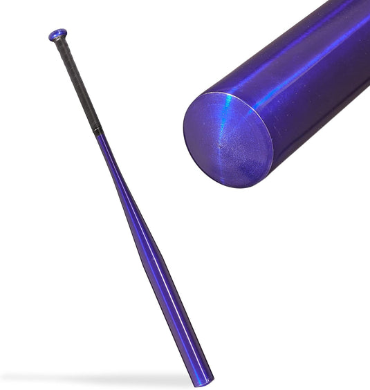 Relaxdays Baseball Mallet Aluminum, 34 inches/86cm, Non-slip Handle, Lightweight Softball Racket, Aluminum Mallet, Blue