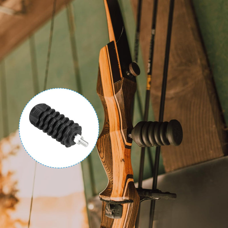Laden Sie das Bild in Galerie -Viewer, Boogstabilisator van rubber zwart voor compoundboog – trillingsdemper – boogschieten accessoires
