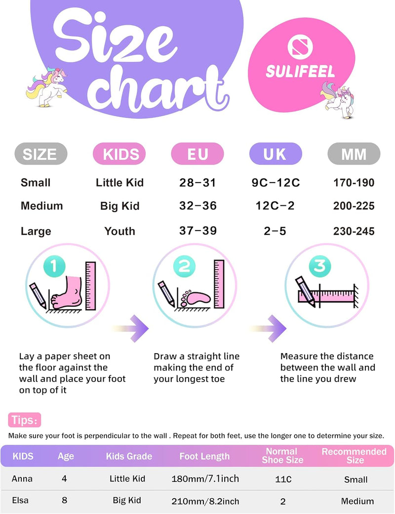 Load image into Gallery viewer, SULIFEEL Rainbow Unicorn Verstelbare zwarte rolschaatsen voor kinderen, met lichtgevende wielen, voor jongens
