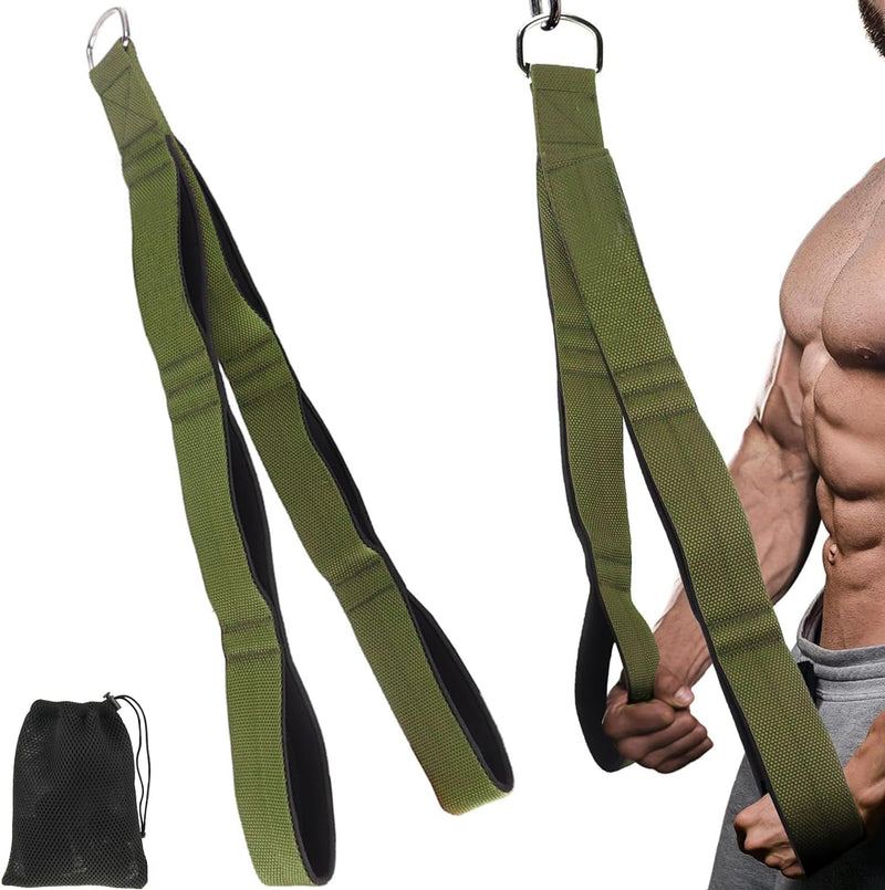 Laden Sie das Bild in Galerie -Viewer, triceps touw fitness apparatuur, krachttraining Spantouw wordt geleverd met opbergtas, Triceps-trainer voor lat pulldowns, geschikt voor triceps krachttraining gym accessoire
