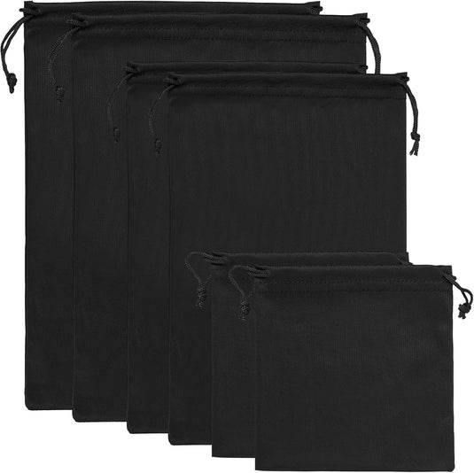 Skibril opbergzakken 6 stuks van microvezel met trekkoord – beschermhoesjes – ski snowboard accessoires