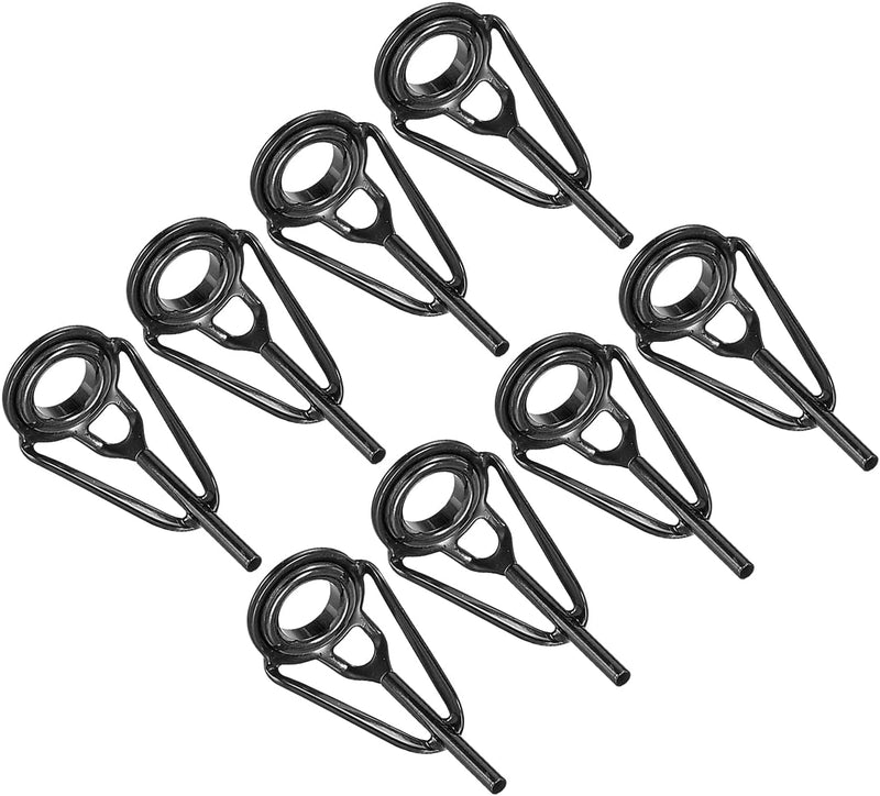 Load image into Gallery viewer, Hengeltop geleideogen 1,2 mm 8 stuks zwart – hengel tip reparatieset – visaccessoires
