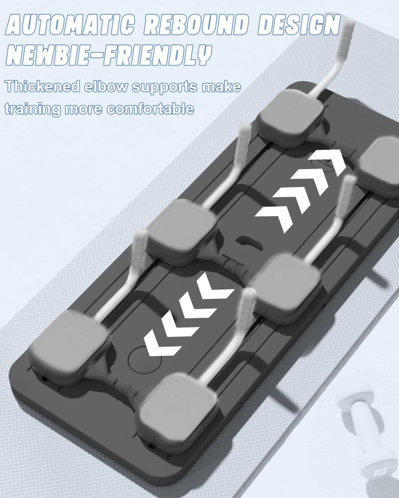 Laad afbeelding in Galerijviewer, Opvouwbaar pilates board 4-in-1 met ab roller en weerstandsbanden – buikspiertrainer – pilates trainer
