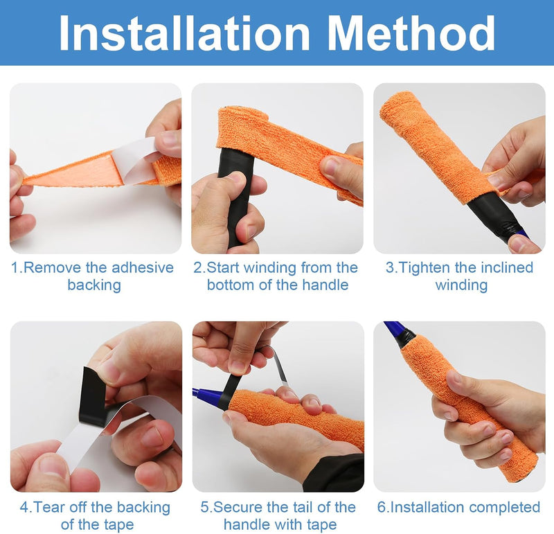Laad afbeelding in Galerijviewer, Microfiber grip tape set 8 stuks multicolor
