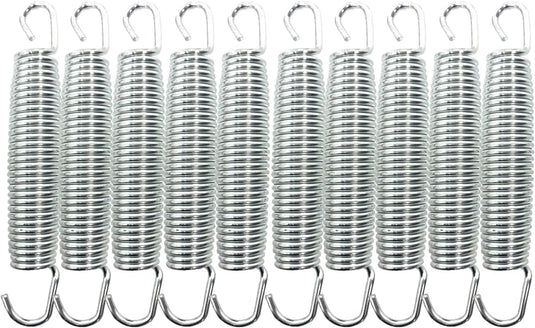 Trampolineveer 147 mm van verzinkt staal – vervangingsveer – trampoline accessoires