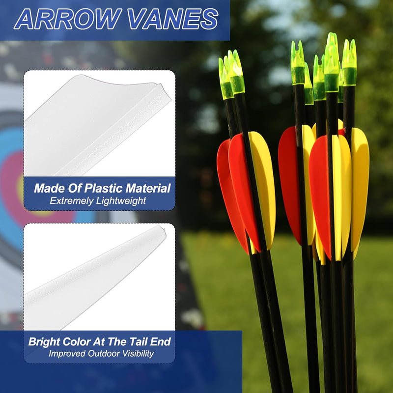 Chargez l'image dans la visionneuse de la galerie, Pijlveren 36 stuks 2,5 inch van kunststof – arrow vanes – boogschieten accessoires
