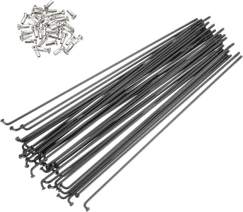 Chargez l'image dans la visionneuse de la galerie, Fietsspaken 36 stuks 14G 170 x 2 mm van roestvrij staal met messing nippels – J-bend spaken – fietsonderdelen
