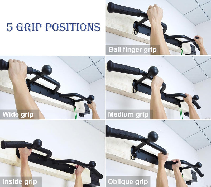 Chargez l'image dans la visionneuse de la galerie, Optrekstang 95 cm voor wand plafond en balk tot 227 kg – pull-up bar – krachttraining
