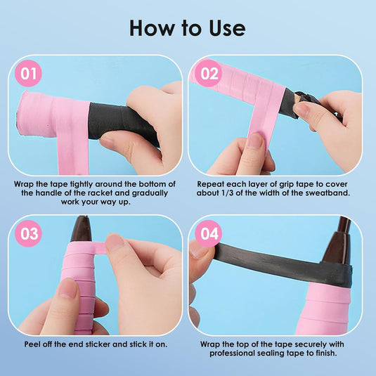 Racket gripband set 10 stuks antislip