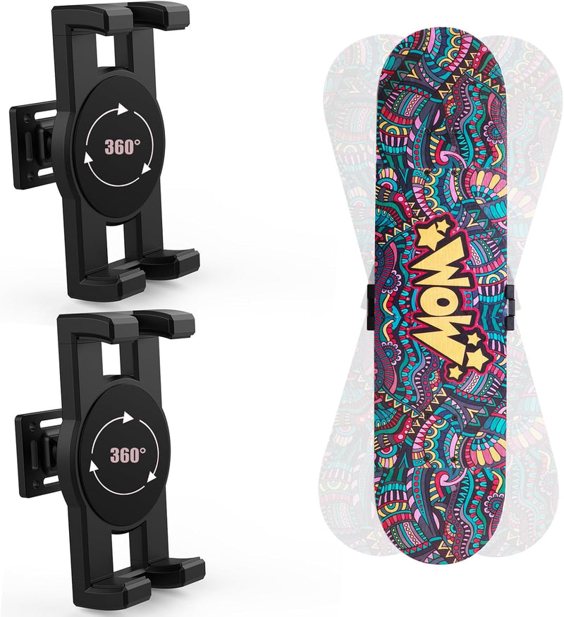 Chargez l'image dans la visionneuse de la galerie, Skateboard wandhouder 360° draaibaar 2 stuks tot 15 kg – deck displayhouder – skate accessoires

