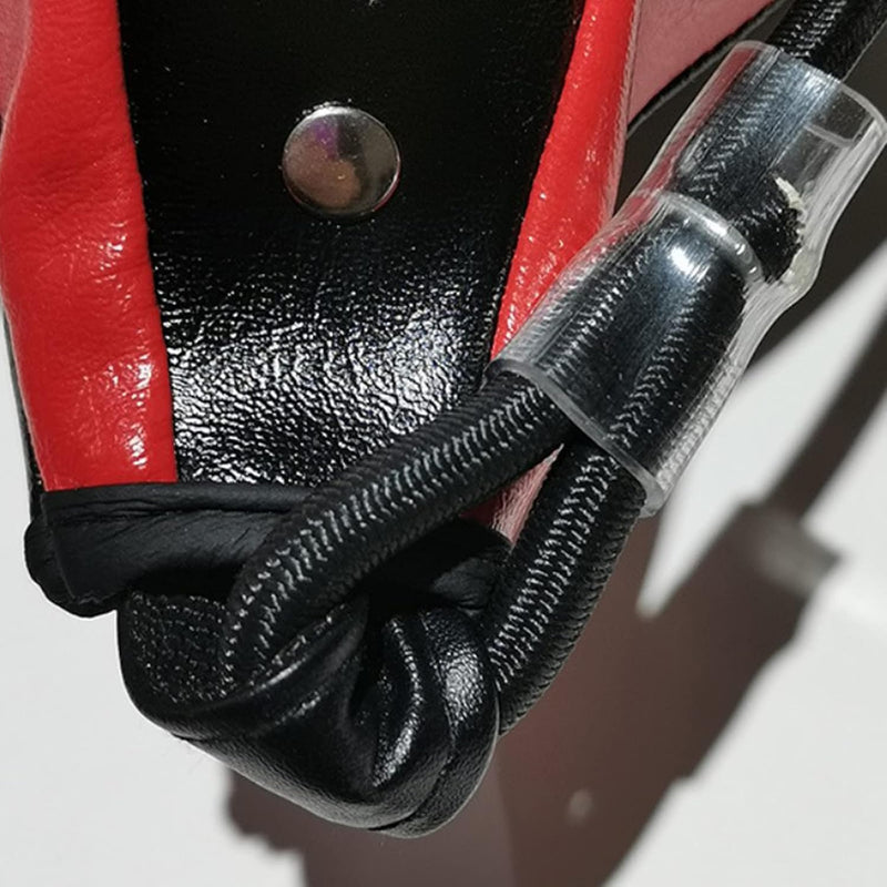 Laad afbeelding in Galerijviewer, Speed Punch Bag, Leather Speed Ball, Hanging Boxing Punching Ball, Boksballen voor Gym MMA Boksen Sport Punch Bag Volwassen, Double End Boksen Punchingball, Training Speedball Set

