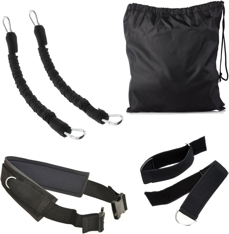 Chargez l'image dans la visionneuse de la galerie, Springtrainer weerstandsband set met verstelbare gordel
