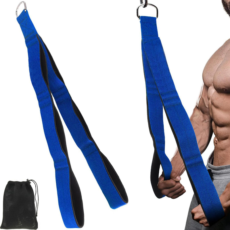 Laden Sie das Bild in Galerie -Viewer, triceps touw fitness apparatuur, krachttraining Spantouw wordt geleverd met opbergtas, Triceps-trainer voor lat pulldowns, geschikt voor triceps krachttraining gym accessoire
